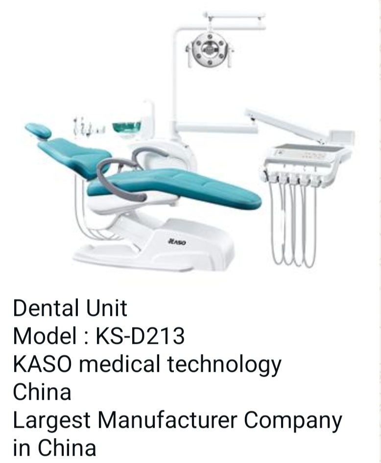 KASO KS-D213 Fashional Design High Quality Metal Backrest Dental Chair/dental Unit
