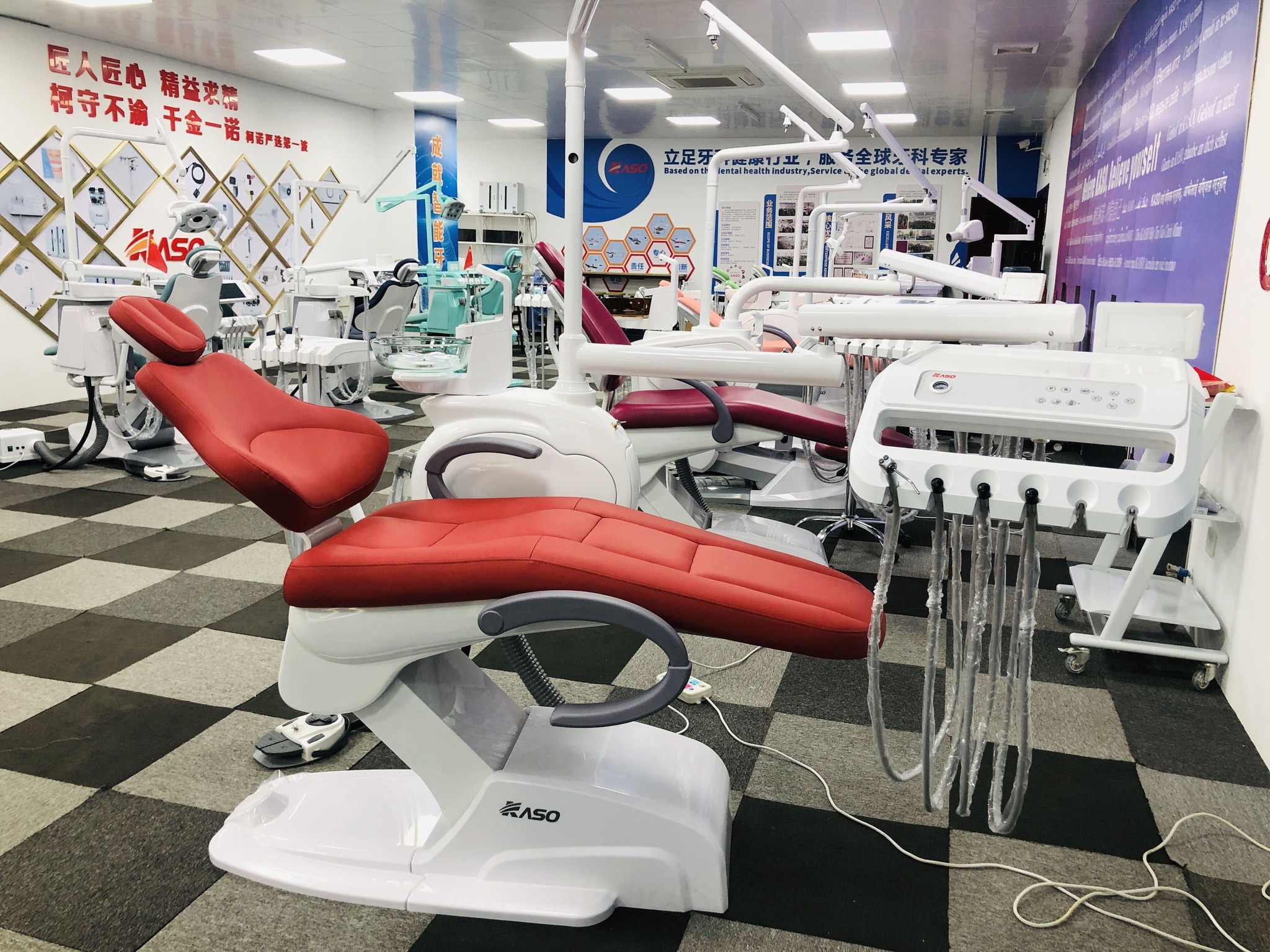 KASO KS-D213 Fashional Design High Quality Metal Backrest Dental Chair/dental Unit