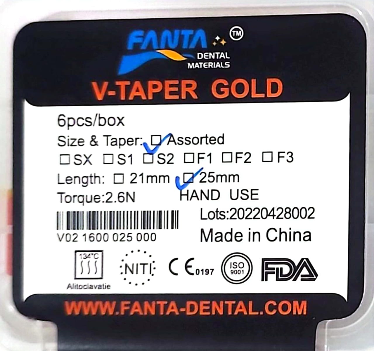 FANTA BLUE ROTARY FILES TAPER 
